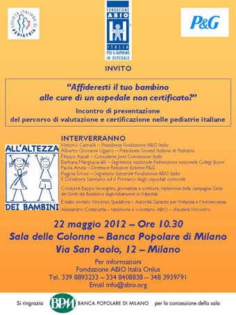 COnvegno 22 maggio